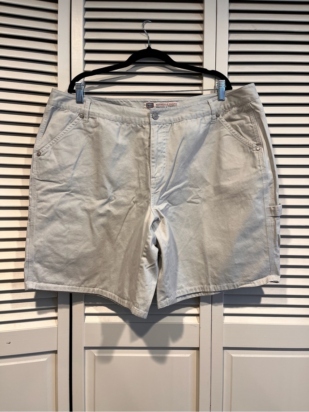 Faded Glory Men's Light Beige Cargo Shorts